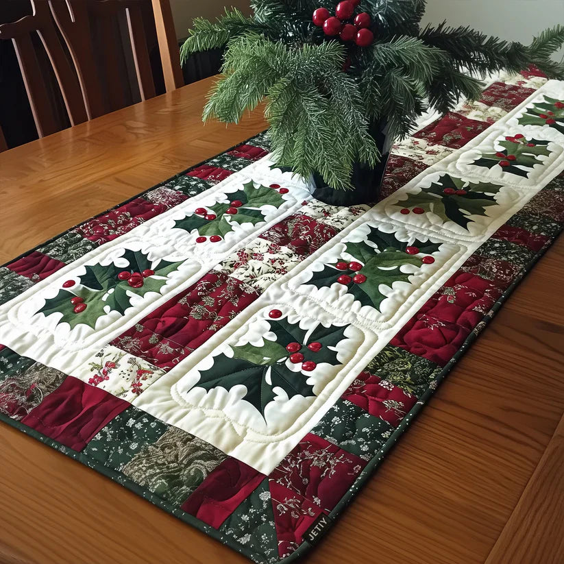 Quilted Table Runner - Jingle Joy