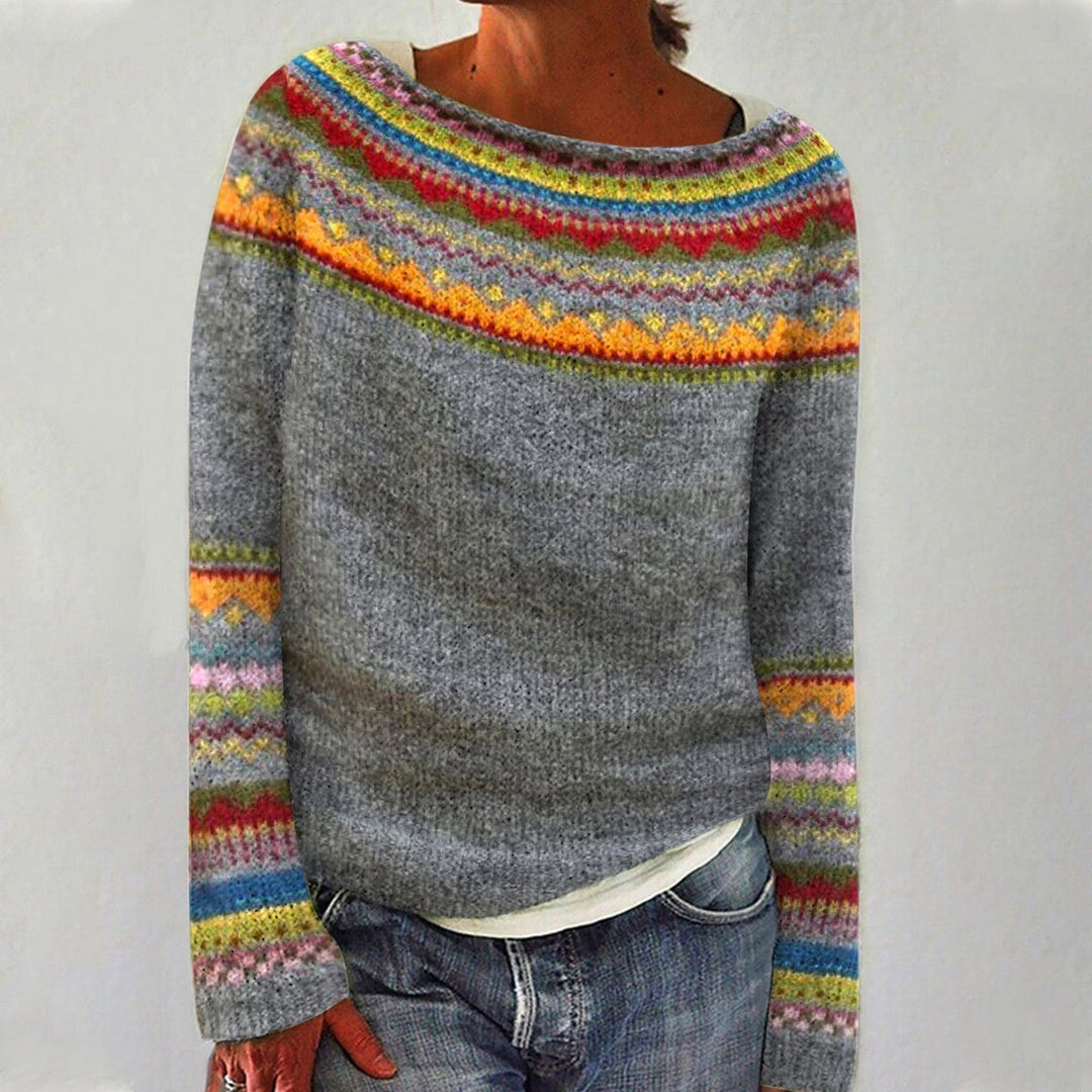 Joanna | Vintage Islandstrikpullover