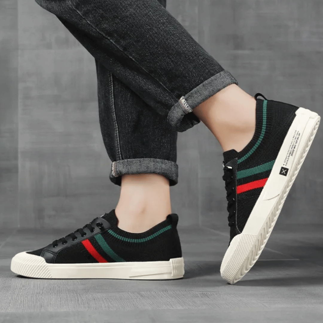 Jon™ | Stribede Sneakers