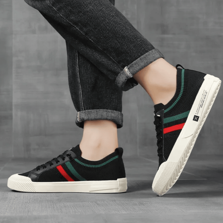 Jon™ | Stribede Sneakers