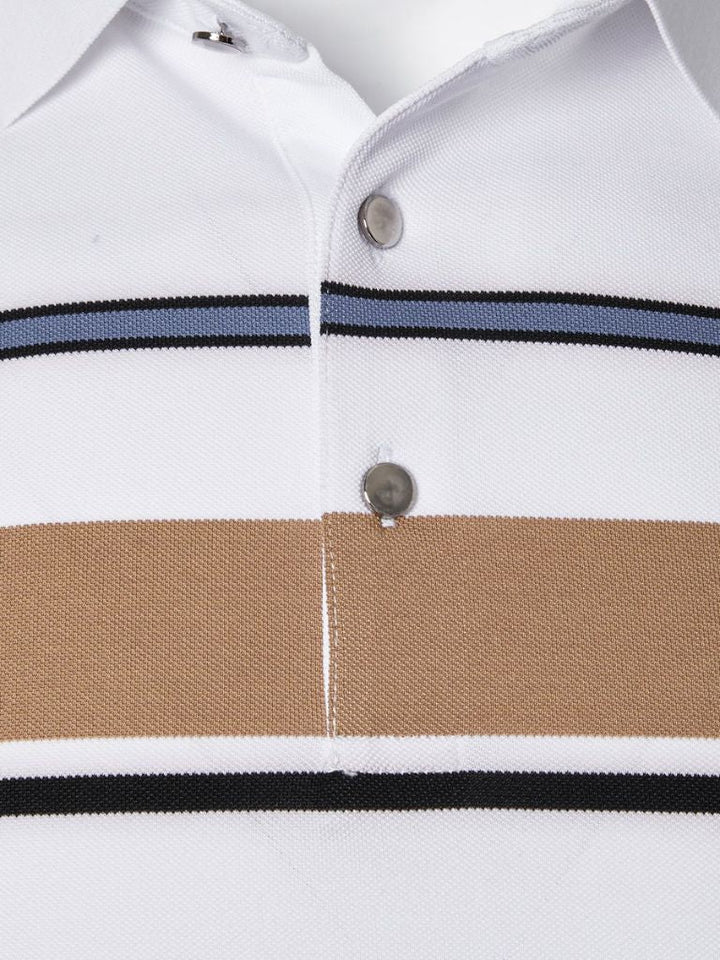 Kasper™ | Solnedgang Stribet Polo