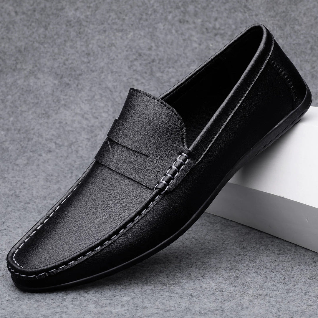 Klassiske Italienske Læder Loafers