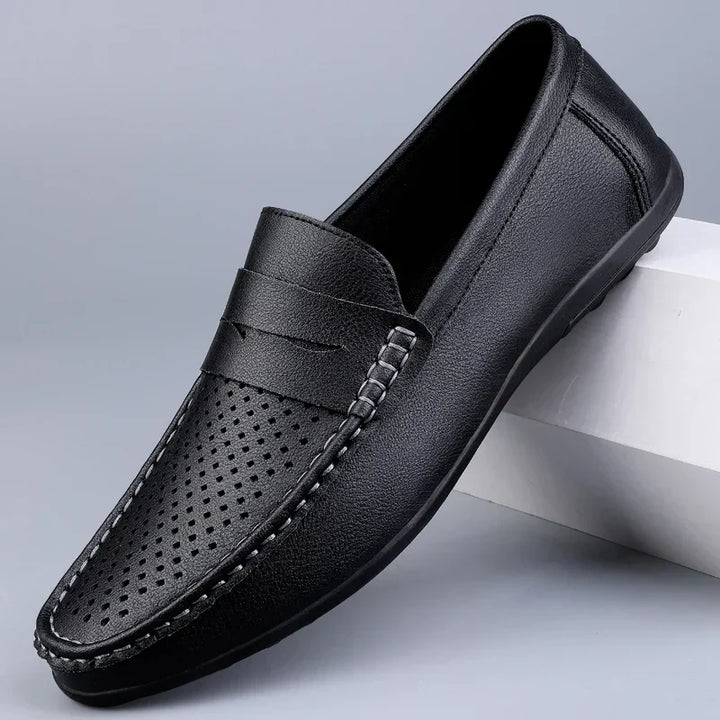 Klassiske Italienske Læder Loafers