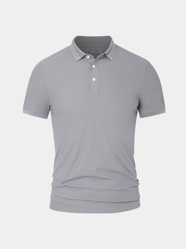 Klaus™ | Grå Stål Polo