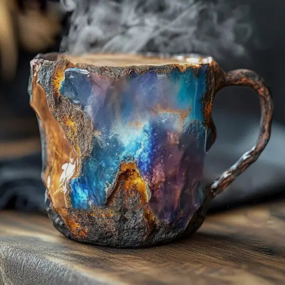 Krystal-infunderede mineral kaffe kopper