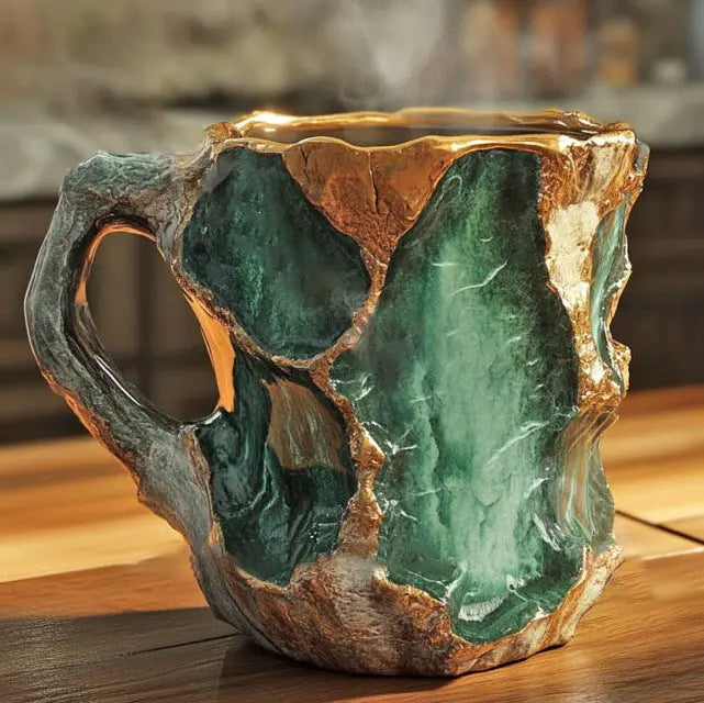 Krystal-infunderede mineral kaffe kopper