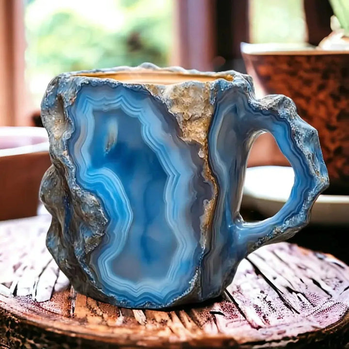 Krystal-infunderede mineral kaffe kopper