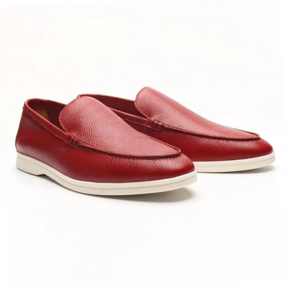 Kuhud Læder Loafers