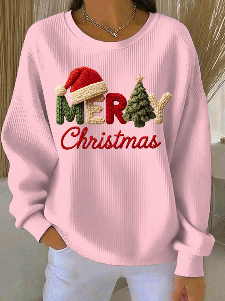 Kvindernes Juleprint Casual Sweatshirt