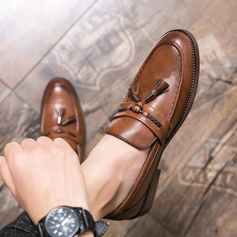 Læder Tøse Loafers