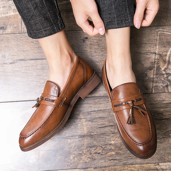 Læder Tøse Loafers