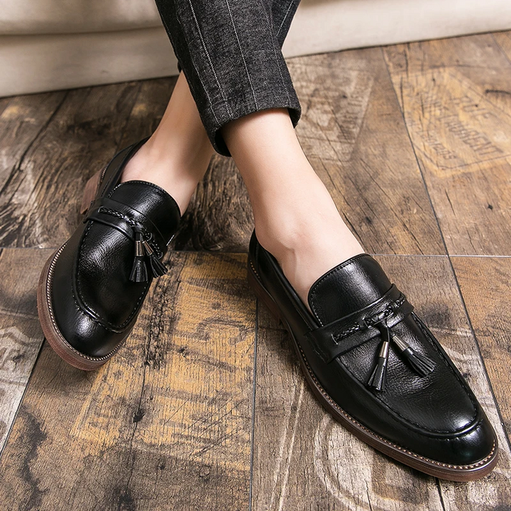 Læder Tøse Loafers