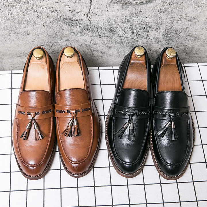 Læder Tøse Loafers