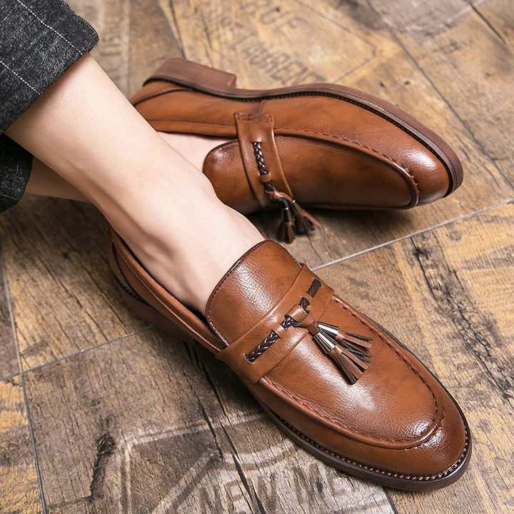Læder Tøse Loafers