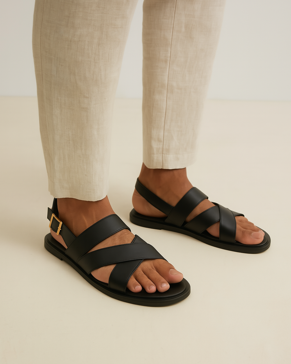 Lanaro™ | Elegante Krydsede Sandaler