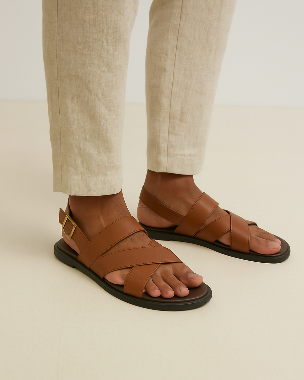 Lanaro™ | Elegante Krydsede Sandaler