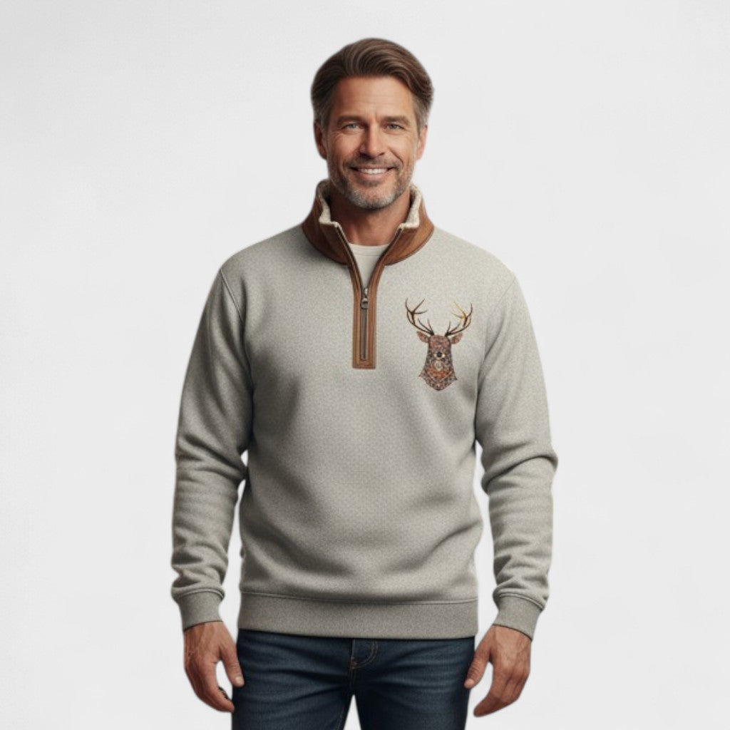 Laurent™ | Stilfuld zip-trøje