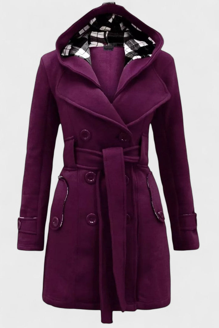 Leona™ | Elegant dobbeltradet frakke