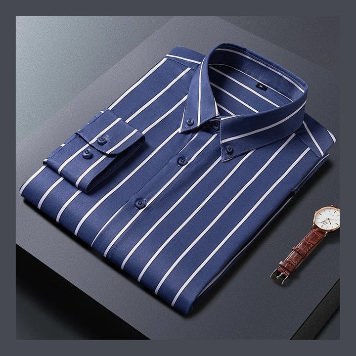 Levi™ | Elegant Stribet Skjorte