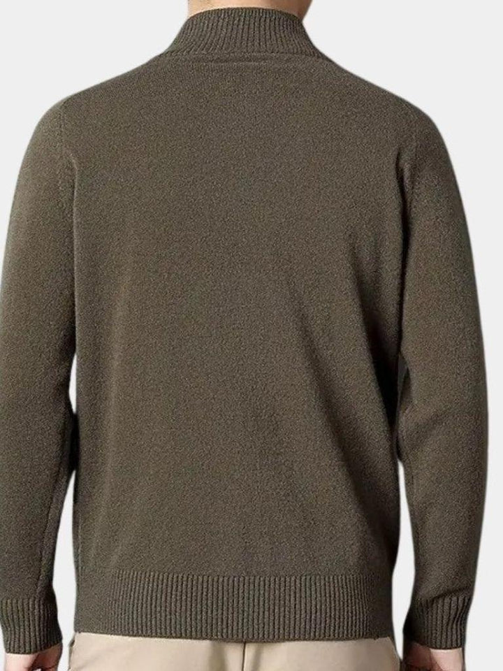 Magnus™ | Cashmere Trøje med Lynlås