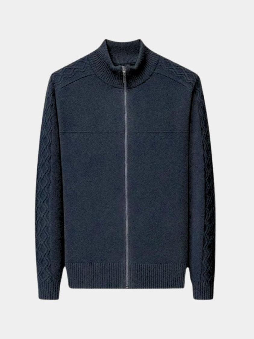 Magnus™ | Cashmere Trøje med Lynlås