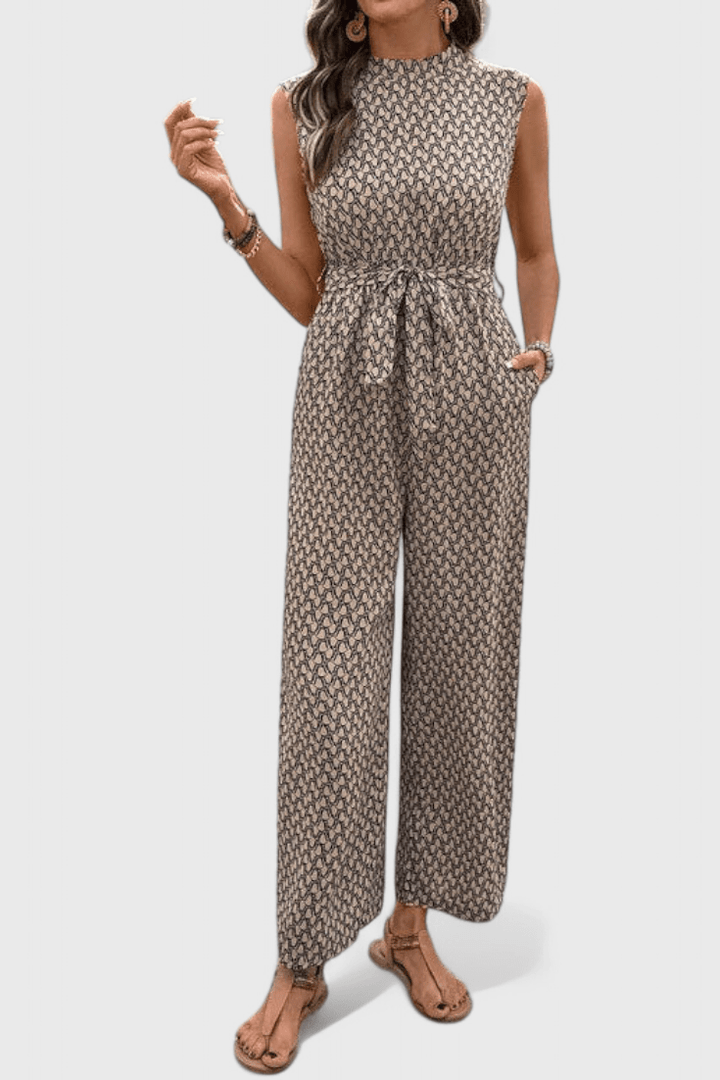 Marie | Geometrisk jumpsuit