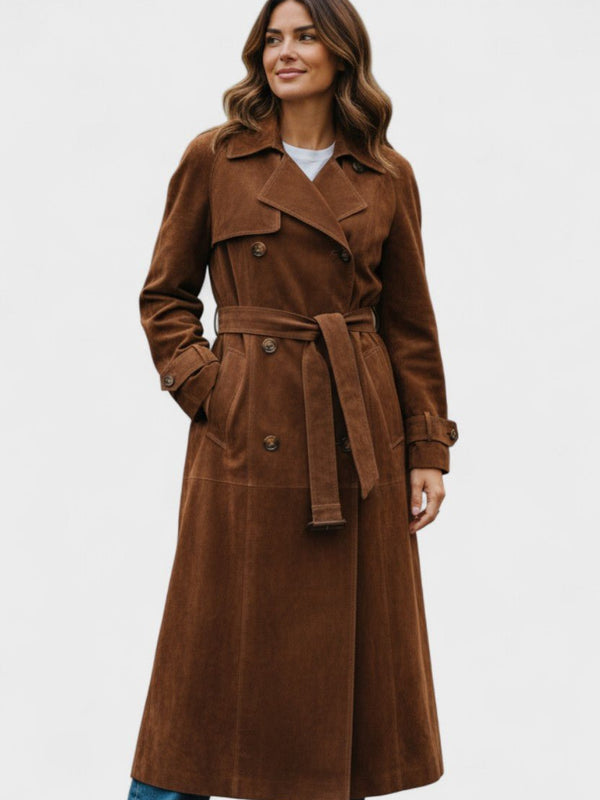 Mille™ | Elegant ruskindstrenchcoat