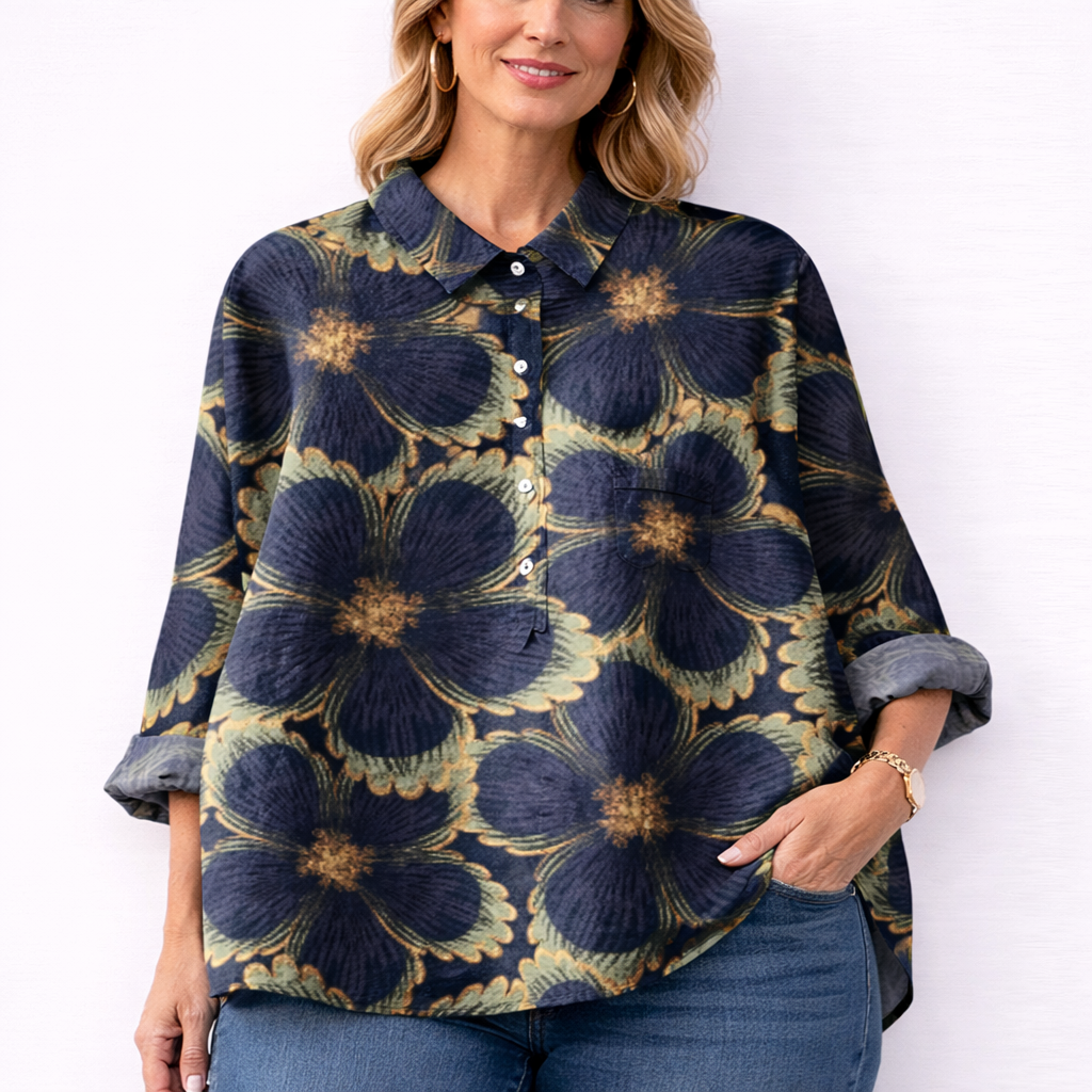 Jessica |  Moderne linnedskjorte