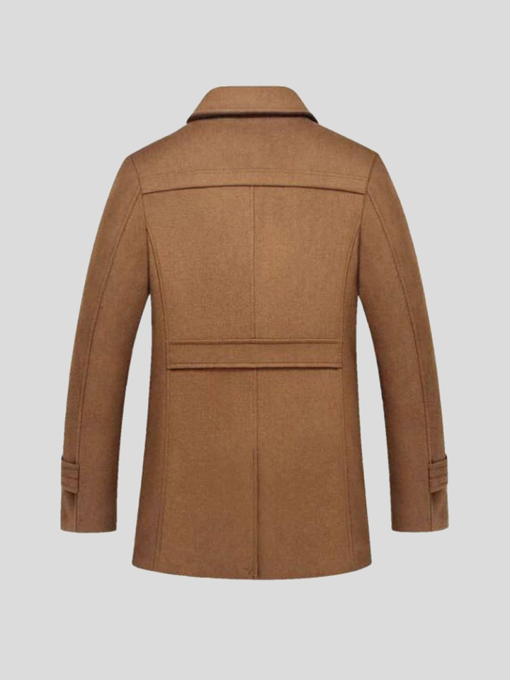 Nikolaj™ | Klassisk uld-peacoat