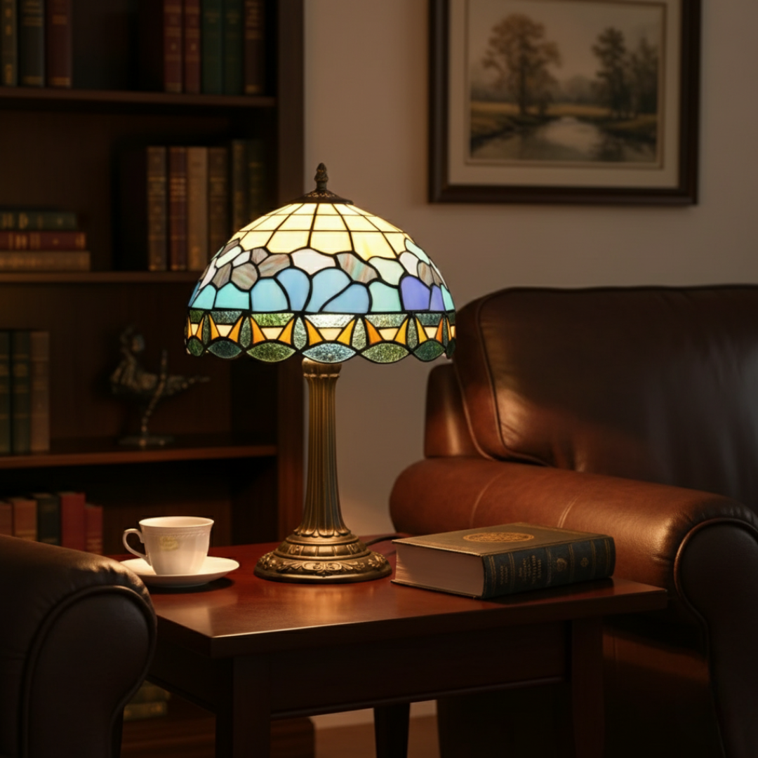 Nordlys Tiffany-lampen