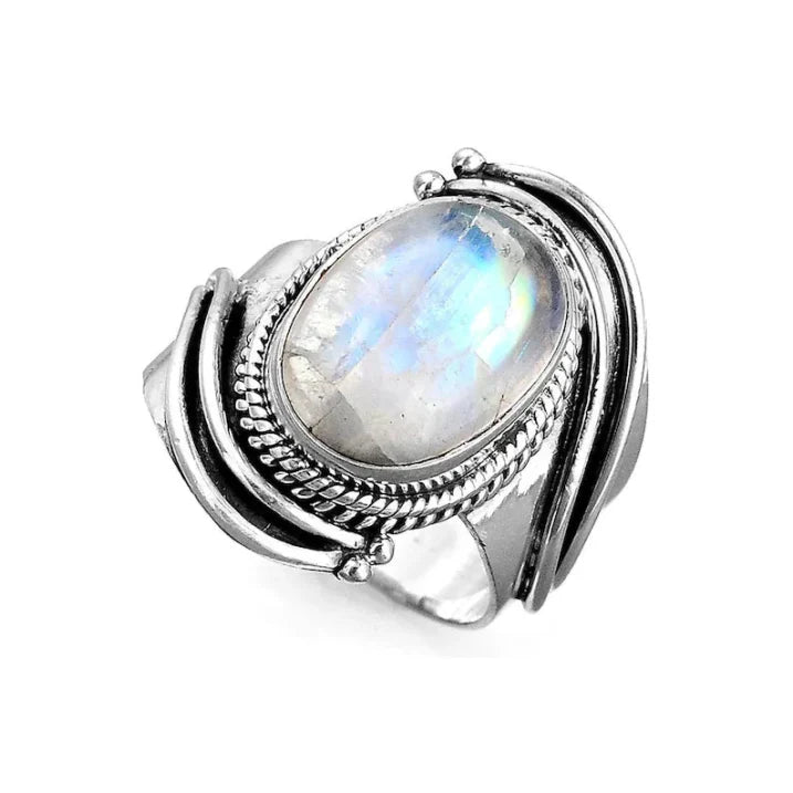 Elegant Ring med Måne