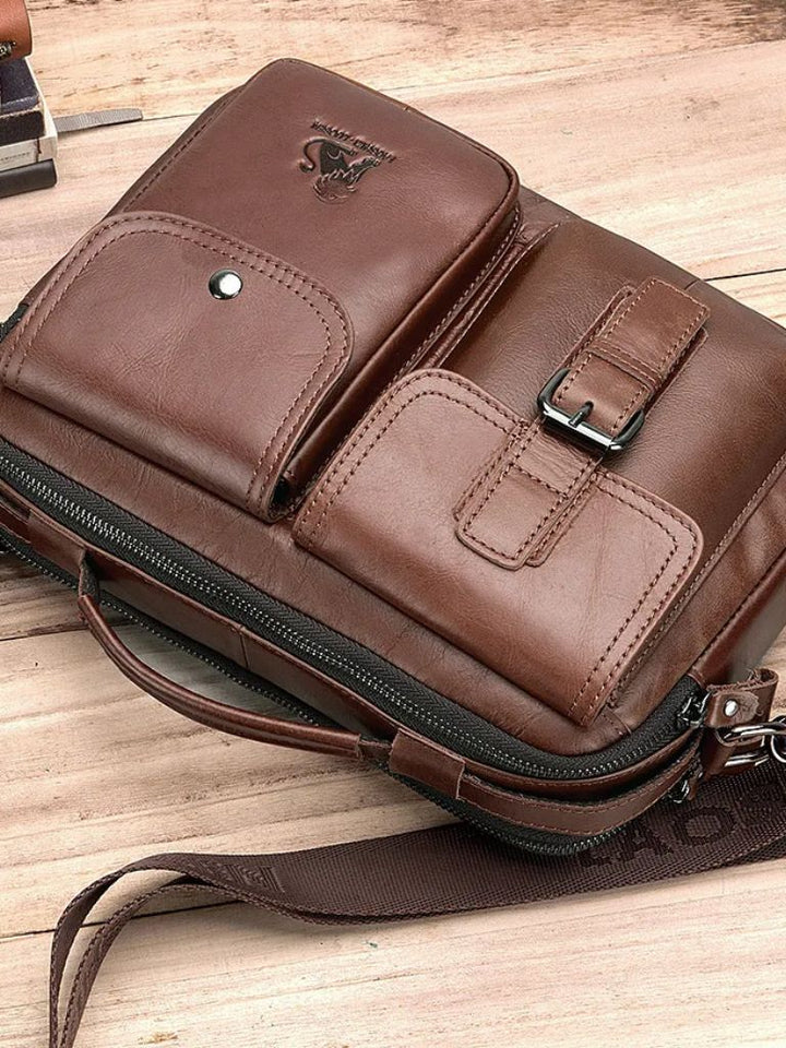 Oliver™ | Retro Firkantet Skuldertaske