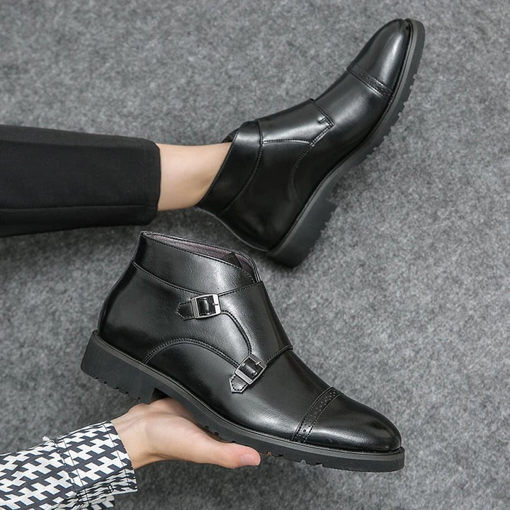 Parker™ | Kunstlæder Dobbelt-Monk-strap Støvler