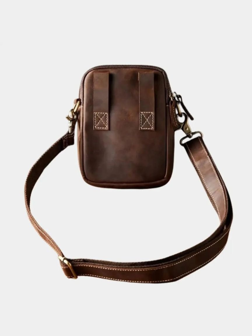 Rene™ | Retro Læder Skuldertaske
