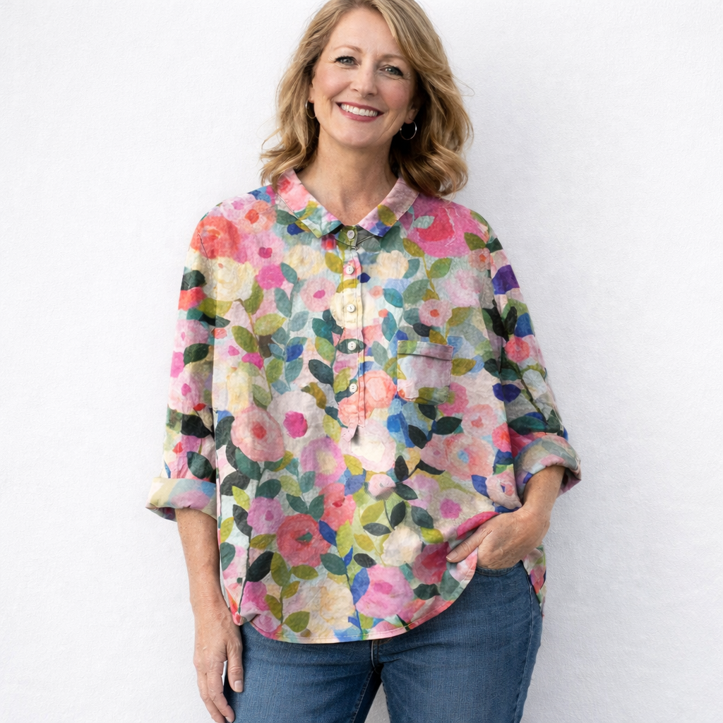 Leah | Moderne linnedskjorte
