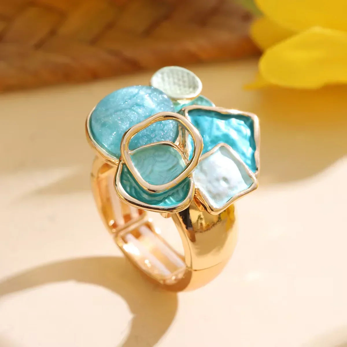 Abstrakt Blomst ring