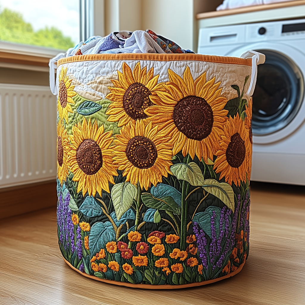 Solblomst Vasketøjskurv