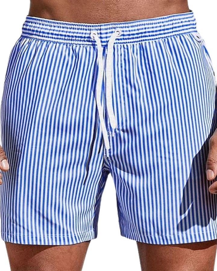 Casual Stribede Badebukser