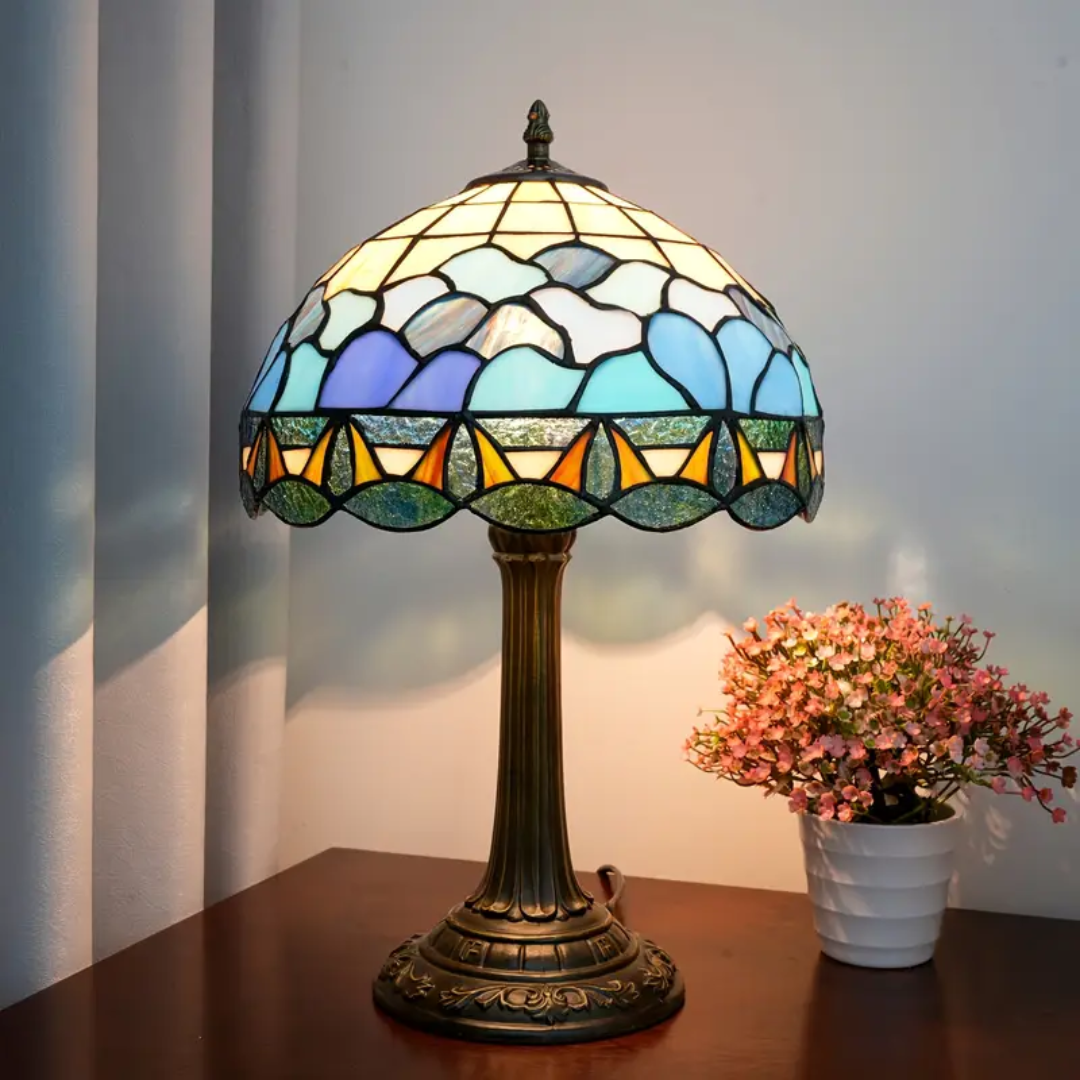 Vibrant Rose-inspireret Lampe