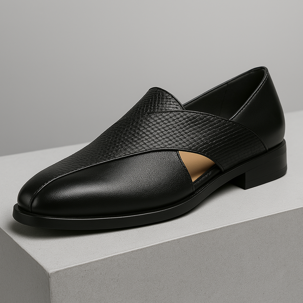 Vintage Læder Loafers