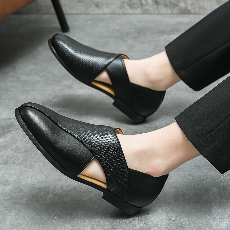 Vintage Læder Loafers