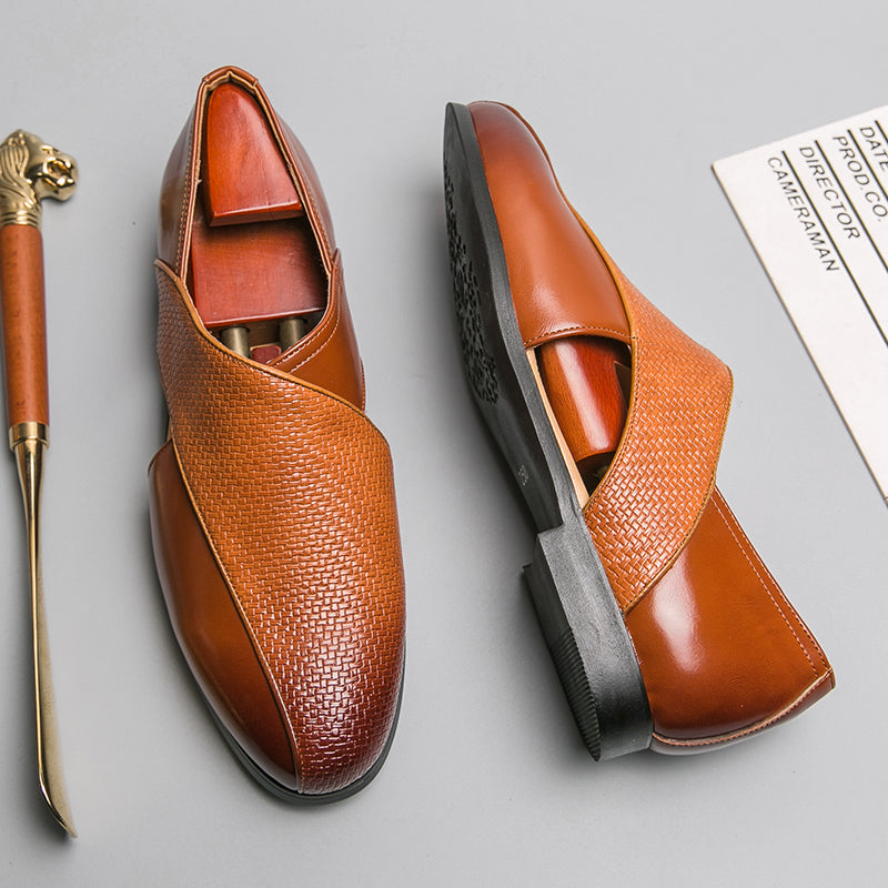 Vintage Læder Loafers