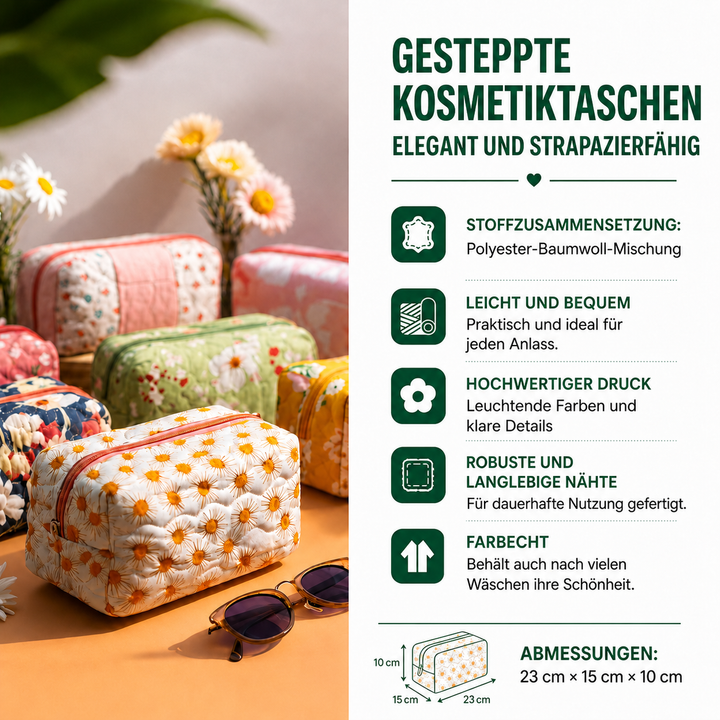 Makeuptaske Regnbuestriber