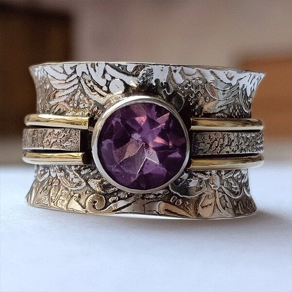 Bøhmisk Krystal Meditationsring