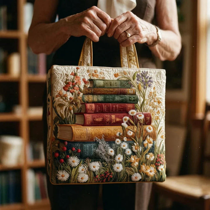 HÅNDLAVET TASKE - DET HEMMELIGE BIBLIOTEK
