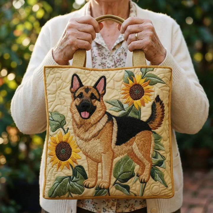 HÅNDLAVET TASKE - TYSK SCHÄFERHUND