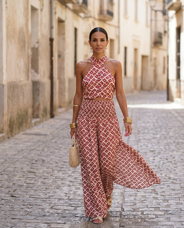 Elsa | Elegant Sæt med Off-Shoulder Design