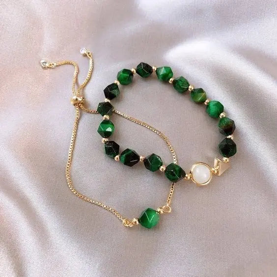 Elegantne Zelene Zapestnice