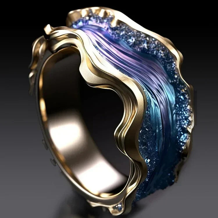 Vintage Ocean Ring Guld