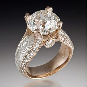 Vintage ring med zirkonia